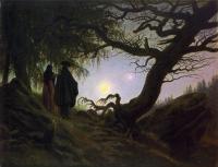 Friedrich, Caspar David - Man and Woman Contemplating the Moon